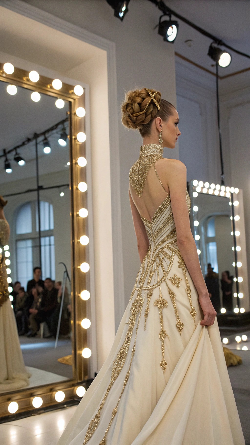 033 Couture Updos with Diamond Accents and Luxe Paris Vibes